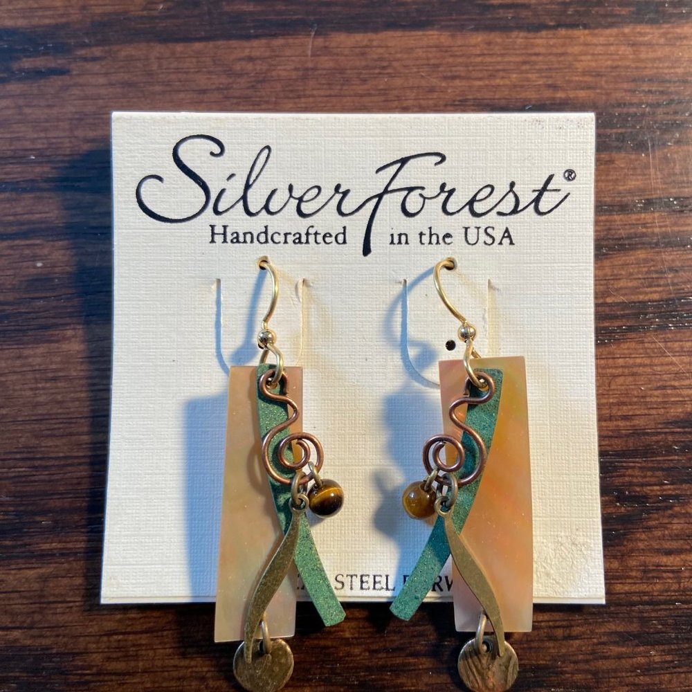 Silver Forest Earrings